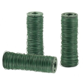 Spooled Floral Wire 30 Gauge 118' - Green 